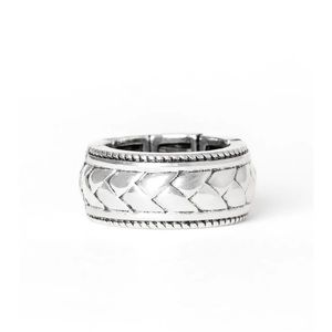 Field Artillery Silver Ring by paparazzi